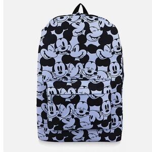 DISNEY Mickey Mouse Expressions Backpack Light Blue/Black